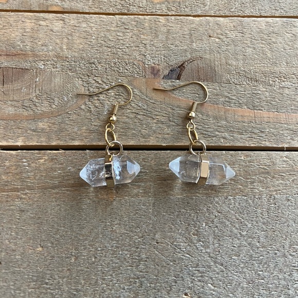 handmade Jewelry - 3 for $25 Handmade Clear Quartz Earrings
